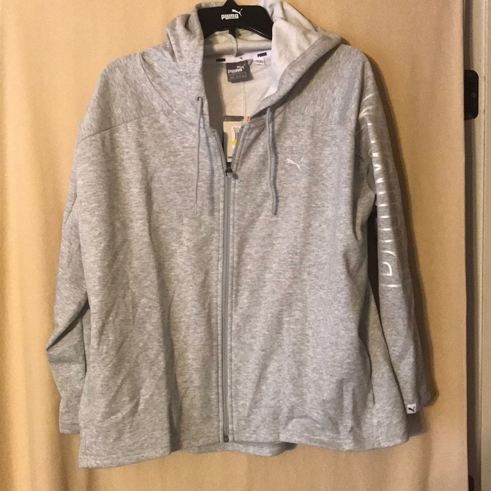 PUMA women’s hooded jacket w/zipper NEW